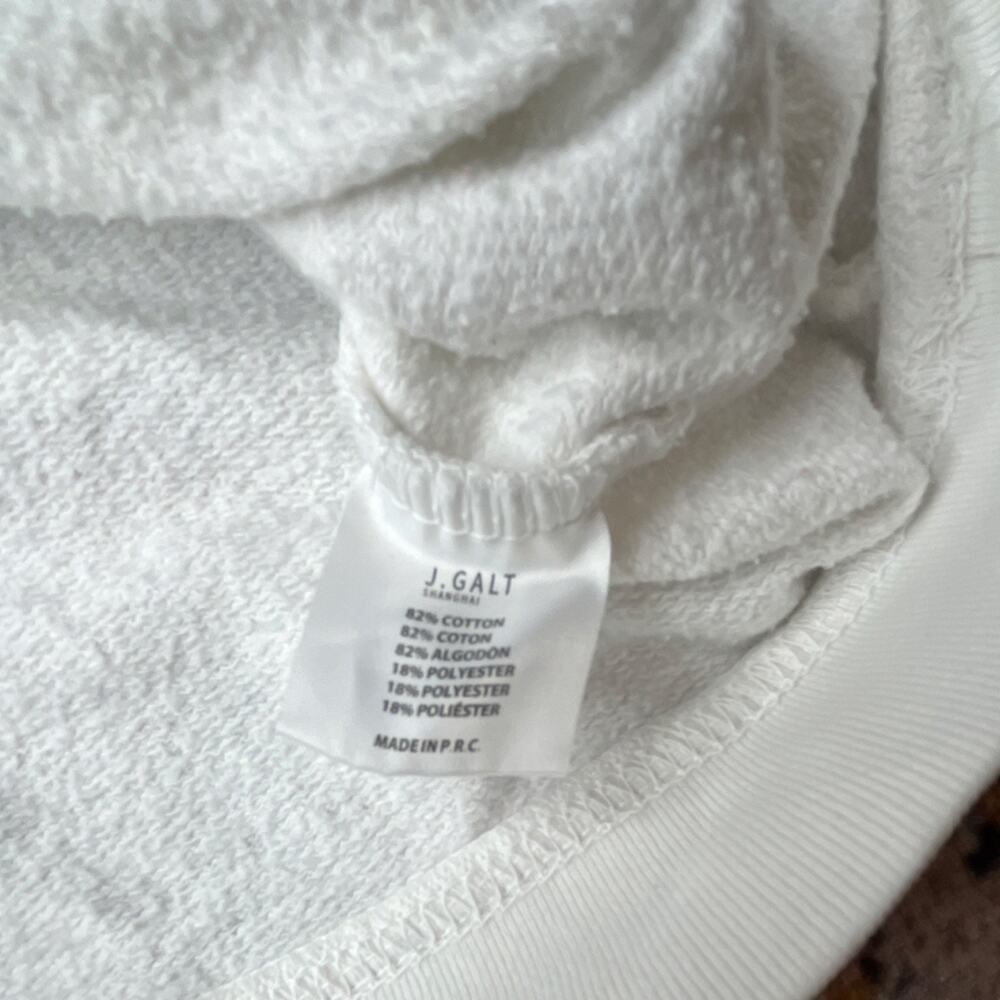 John Galt Brandy Melville White San Francisco Golden Gate Bridge Hoodie One Size - Picture 4 of 7